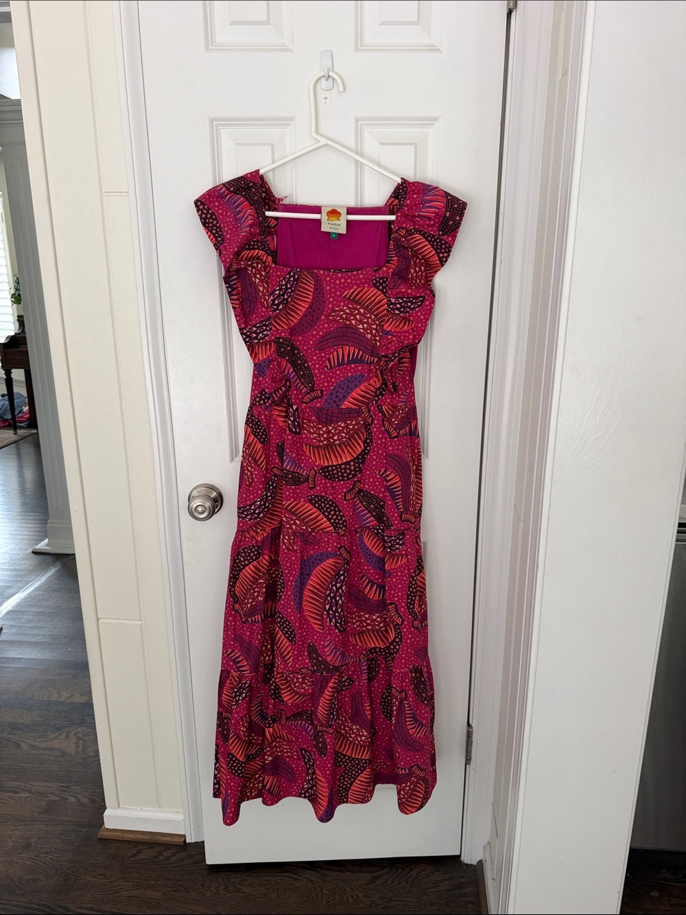 FARM Rio Fuchsia Printed Maxi Dress